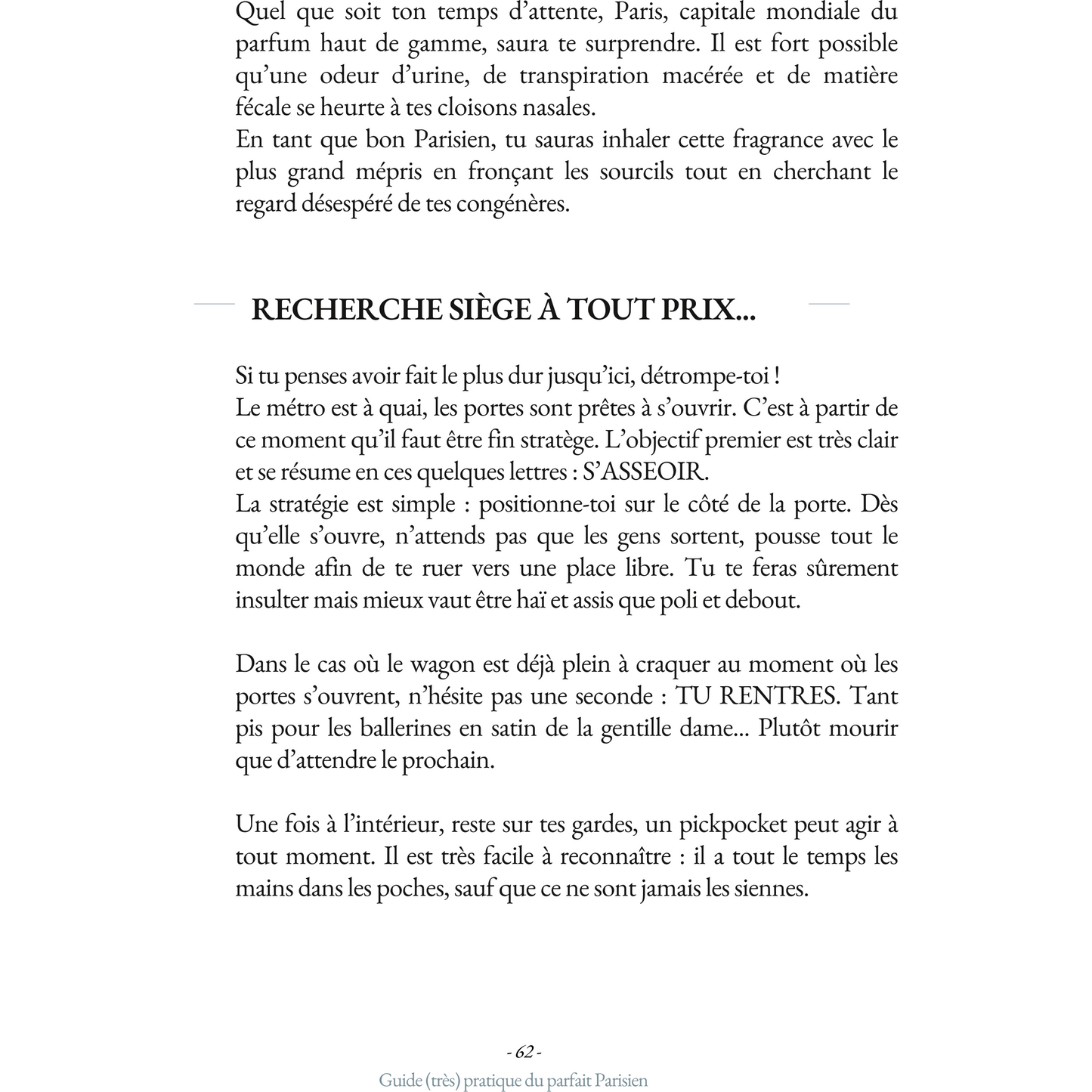 Page 62 - le guide très pratique du parfait parisien